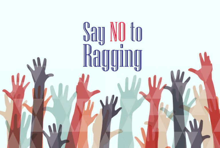 Ragging Awareness Banner